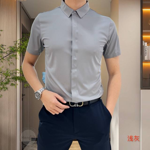 Armani 2025 Spring and Summer latest short-sleeved shirts, casual short-sleeved
