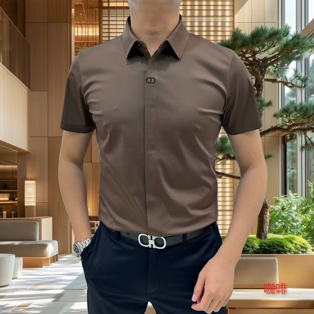 Dior 2025 Spring and Summer latest short-sleeved shirts, casual short-sleeved sh