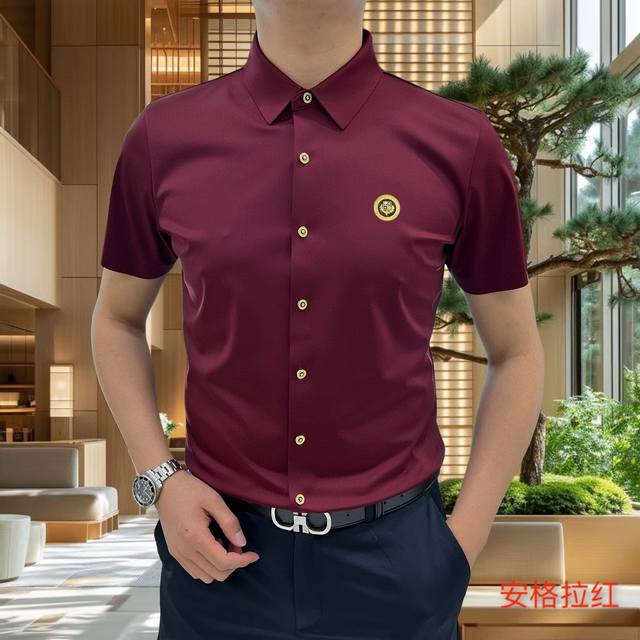 Lp Loyo Pia 2025 Spring and Summer latest short-sleeved shirts, casual short-sle