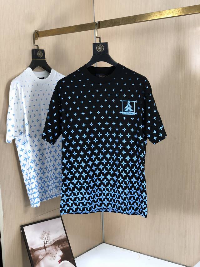 Lv. 2025 Spring and Summer New Releases, Latest Short-sleeved Round Neck T-shirt