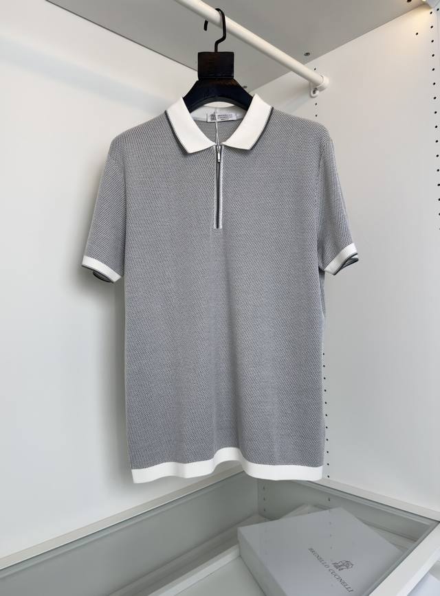 Bru**Llo Cuci**Lli Old money and new rich recommend Italian simple jacquard knit