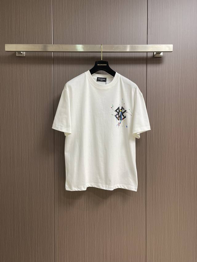 Balenciaga Graffiti Letter Logo Short Sleeve T-shirt Unique and fashionable graf
