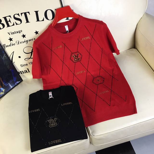 Feng Lv Louis Vuitton sweater summer new style custom imported wool, subvert the