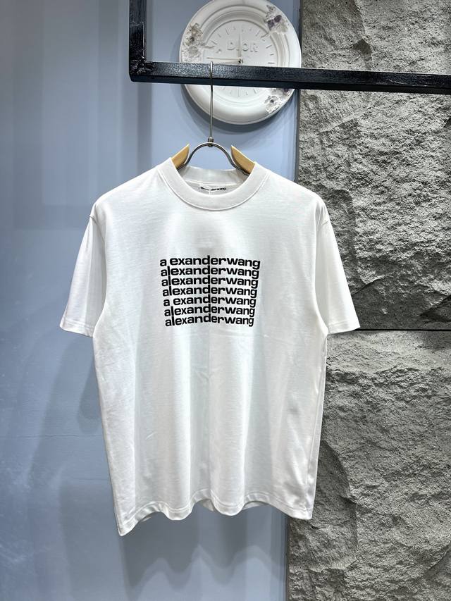 Xp Alexander Wang*Alexander Wang Arranged letter short-sleeved T-shirt *Selected