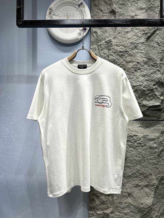 Xp Balenciaga* Parisian family cooperation short-sleeved T-shirt *Customized 280