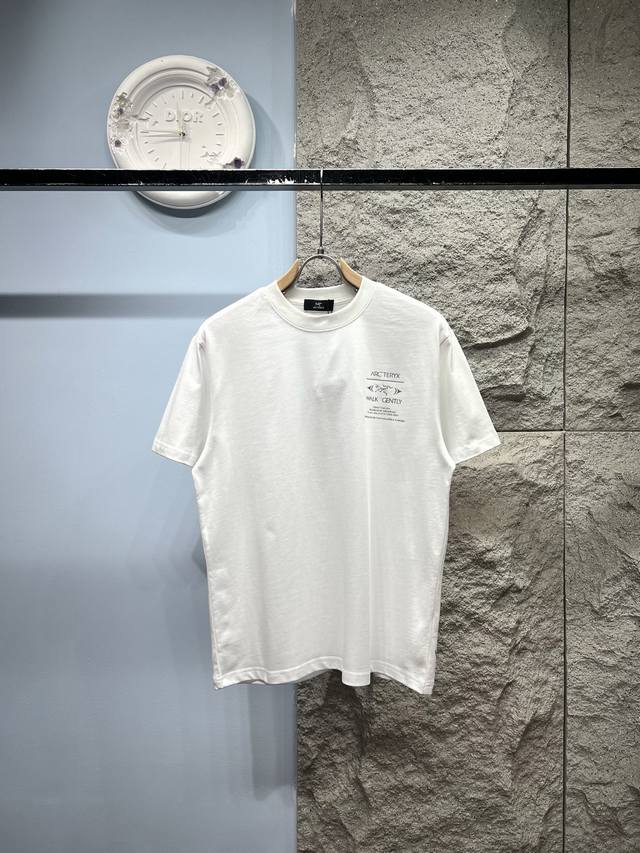 Xp Arcteryx* Arcteryx printed logo short-sleeved T-shirt *Customized 280g cotton