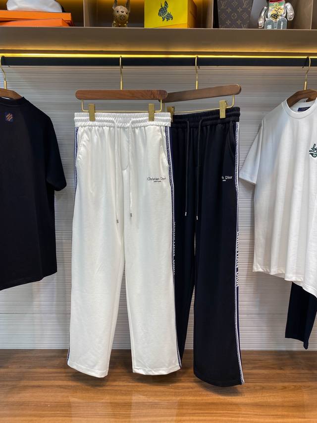C26-Cd25Ss Spring and summer new air layer cotton drawstring casual pants, men's