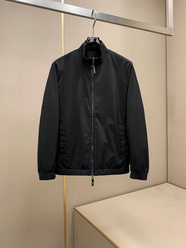 Prada 2530 Spring Official Double-sided Classic Stand-up Collar Jacket Price 126