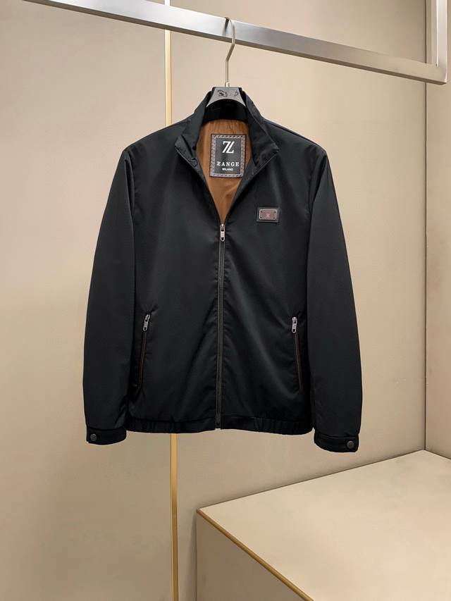 Ermenegildo Zegna 2530 Spring Official Fashion Show Classic Stand-up Collar Jack