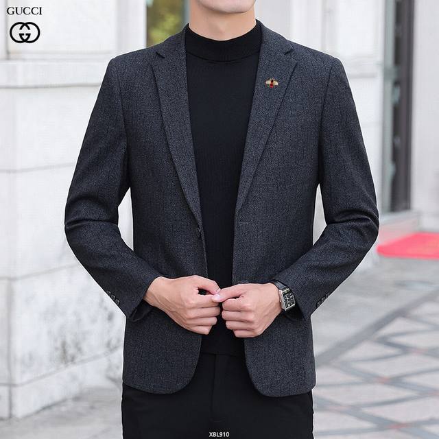 Gucci. 2025 early spring men's casual suit jacket, the latest fashion trend, rar