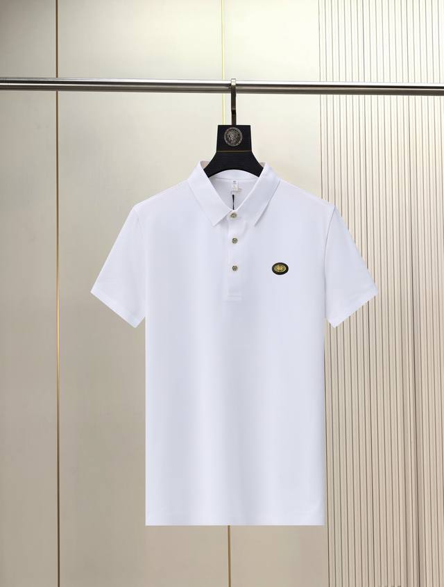 Gucci. 2025 Spring and Summer new seamless short-sleeved lapel world's top men's