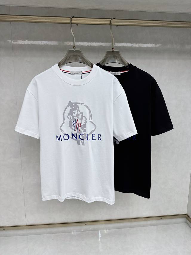 Moncler 2025Ss latest spring and summer short-sleeved T-shirt, soft to the touch