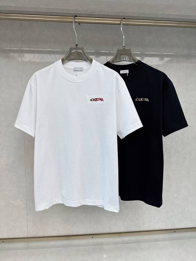 Dior 2025 Spring and Summer New Releases Newest Short-sleeved Round Neck T-shirt