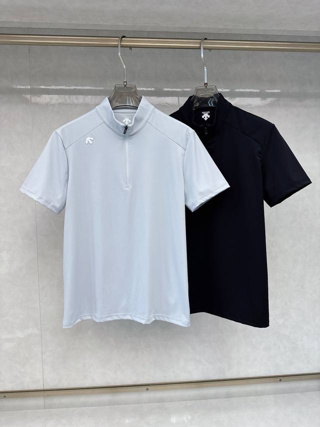 Descente 2025 Spring and Summer New Releases Newest Short-sleeved Round Neck T-s