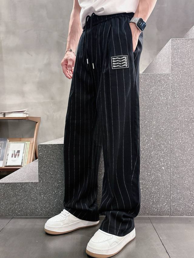 Dawang's new summer casual pants are made of imported cotton and linen. The fabr