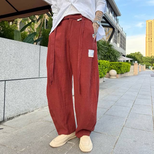 Ymm new casual old money style trousers are made of high-quality materials, line