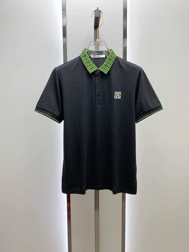 Givenchy 25Ss new spring and summer short-sleeved lapel T-shirt Polo, the highes