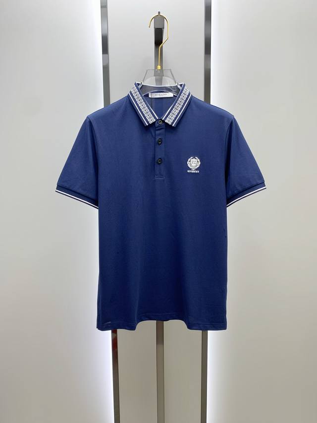 Givenchy 25Ss new spring and summer short-sleeved lapel T-shirt Polo, the highes