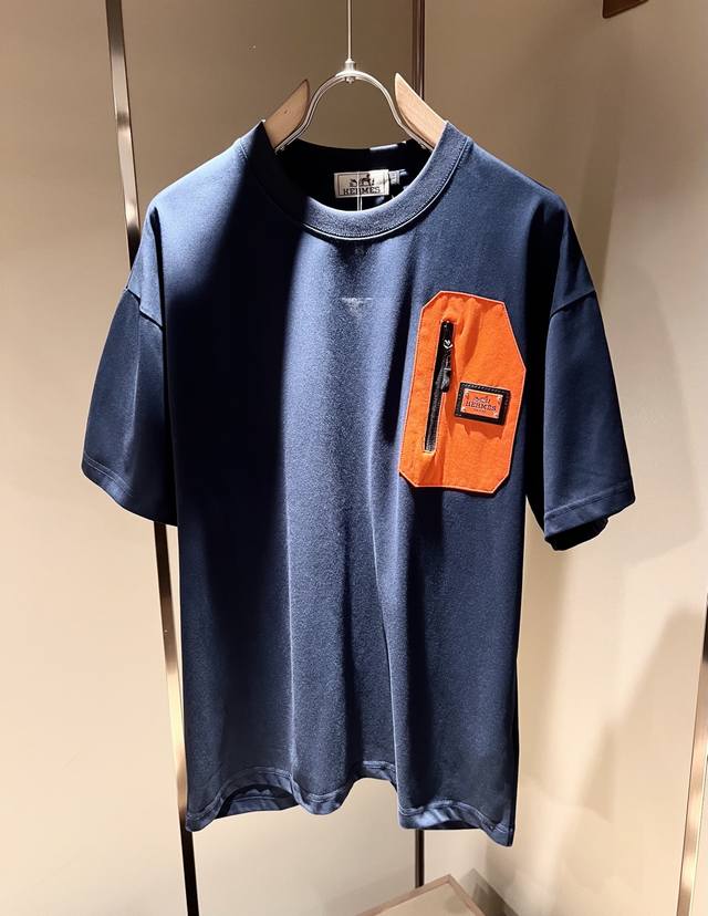 Her*Mes 2025 Spring/Summer new men's short-sleeved T-shirt, a new upgraded versa