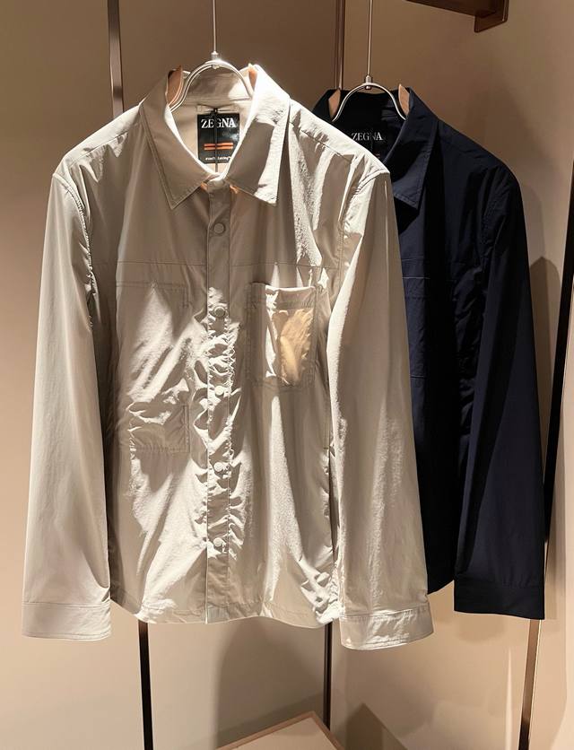 Ermenegildo Zeg*A 2025 Early Spring New Men's Shirt, Foreign Trade Company Order