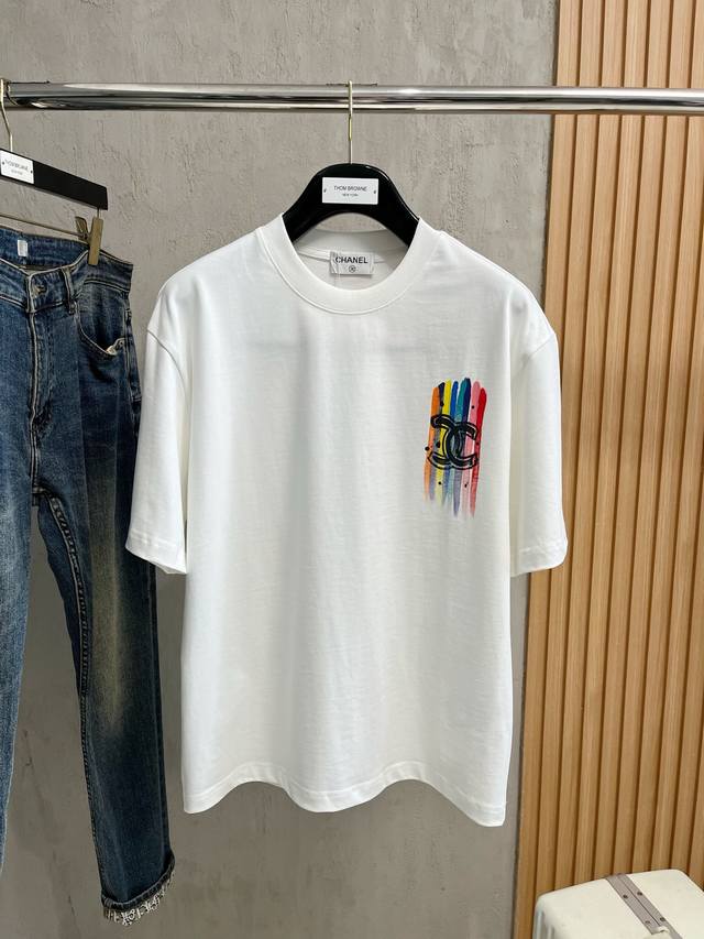 Ss Chanel pure cotton latest fabric classic logo pattern Logo fashionable and si