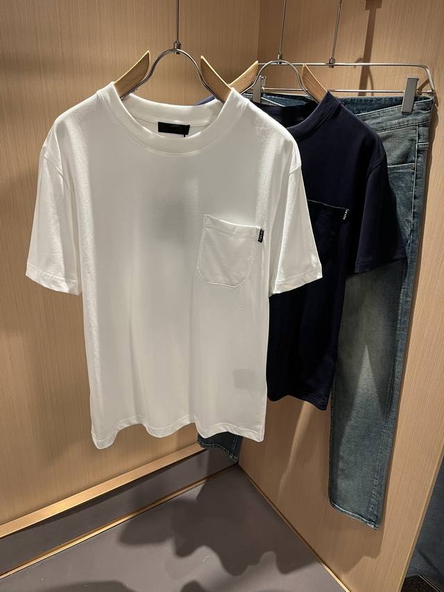 Prad*A 2025 spring and summer new men's and women's short-sleeved T-shirt, the l