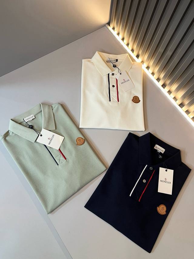 Mon Meng**kou 2025 Spring and Summer new men's short-sleeved Polo shirt, trading