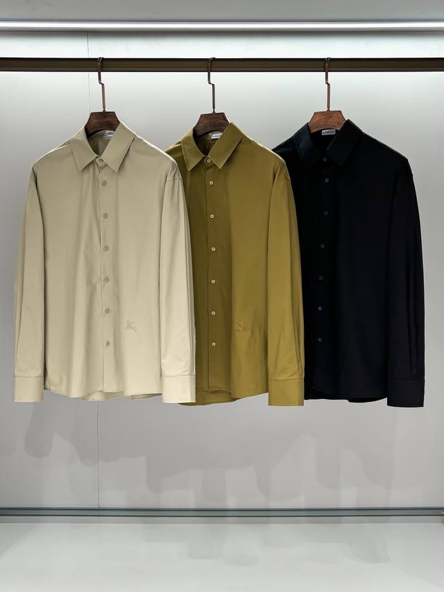 Group photo details Burberry casual long-sleeved shirt, channel goods from tradi