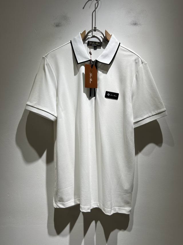 Loro Piana 2025 Spring/Summer Men's Polo Shirt, the latest trade order short-sle