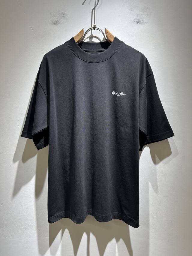Loro Piana 2025 Spring/Summer Men's latest trade order short-sleeved T-shirt, in