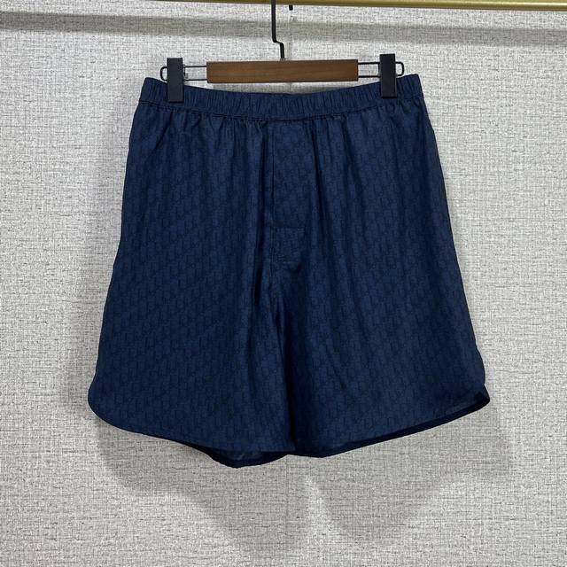 Di*R 2025 Ss Spring/Summer new style Silk fabric casual shorts Elastic waistband