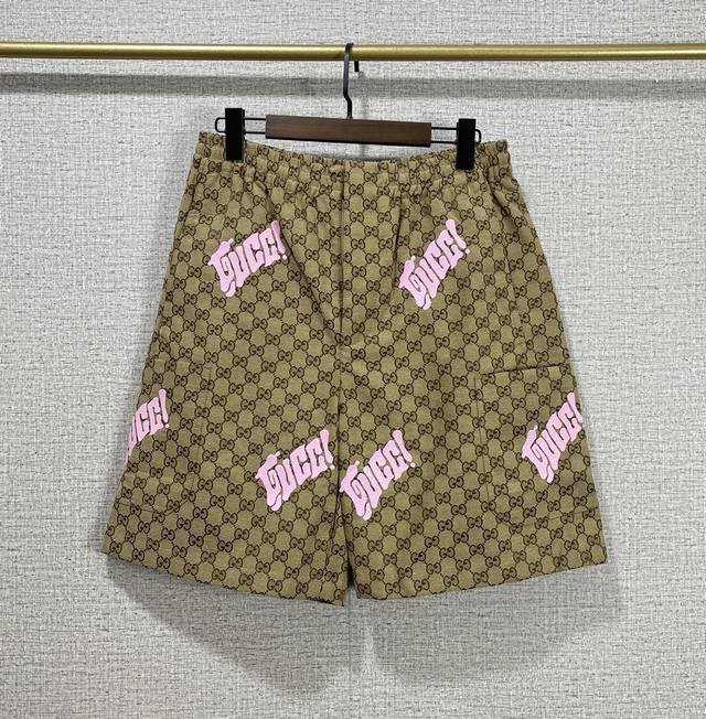 Gu*Ci 2025 Ss Spring and Summer new style Embroidery style Jacquard cotton casua
