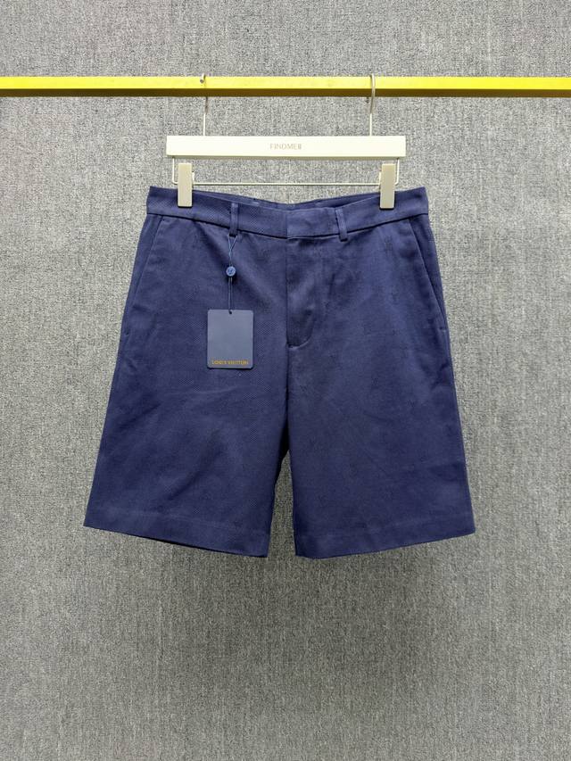 L*Uis Vuitton 25Ss new summer style 100% cotton casual shorts Made of cotton wit