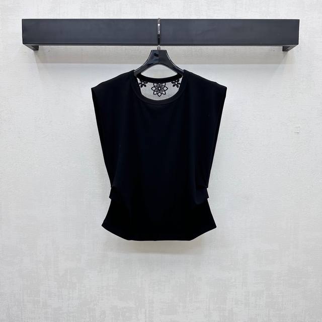 Skf*2025 New arrival Hollow embroidered vest Customized Yb imported twill cotton