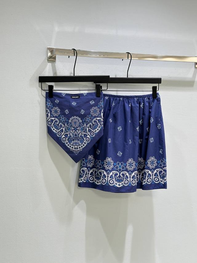 25Ss Spring and Summer New Arrivals! Miu's summer essence, the turban print, add