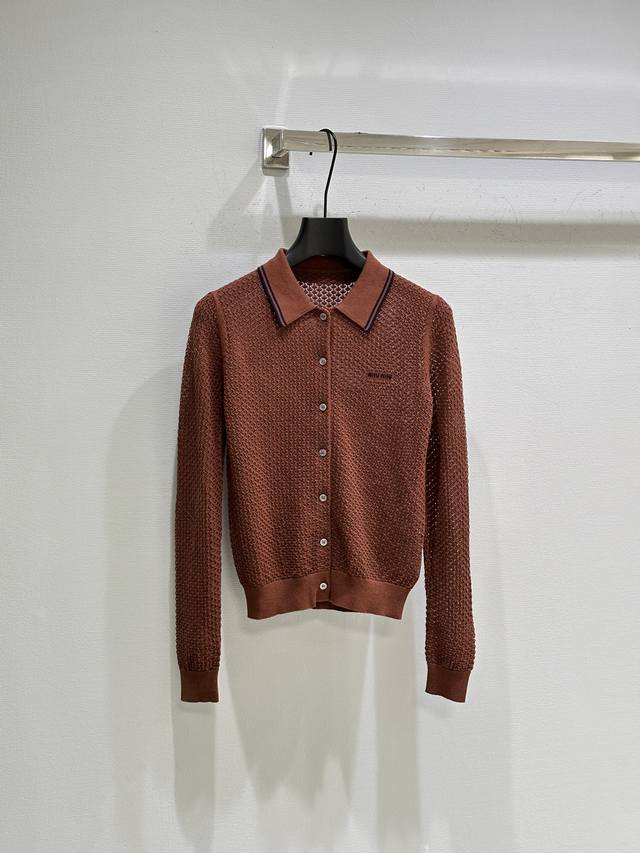 25Ss New summer style! Inspired by the symbol of Miu uniforms - the polo shirt,