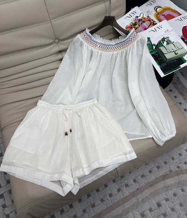 Fashionable niche design 25Ss The latest summer heavyweight holiday style suit O