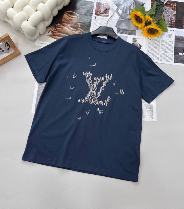 Louis Vuitton | Smooth Sailing Sailboat Logo Embroidered Short Sleeve T-shirt Cl