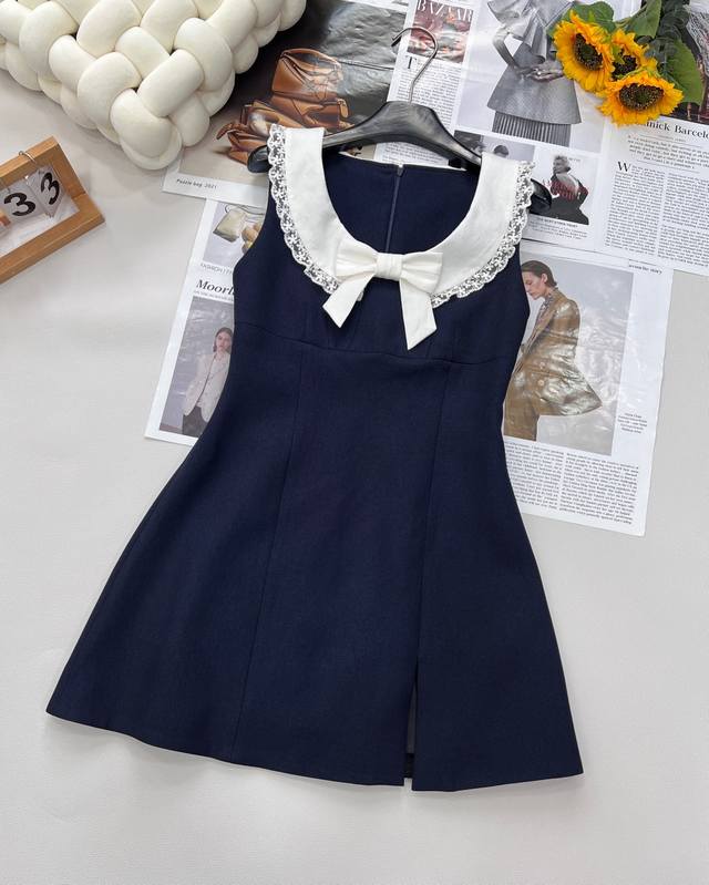 Shushutong 25Ss new sleeveless dress, like a quietly blooming iris. The bold com