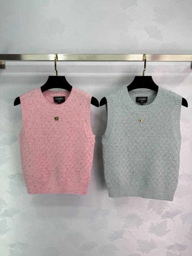 Chane* 2025 Spring and Summer latest collection! Cable Crochet Vest! Customized