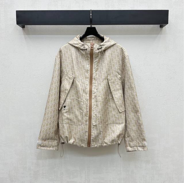 Dio*2025 New arrival Jacquard hooded jacket Customized Yb imported jacket Jacqua