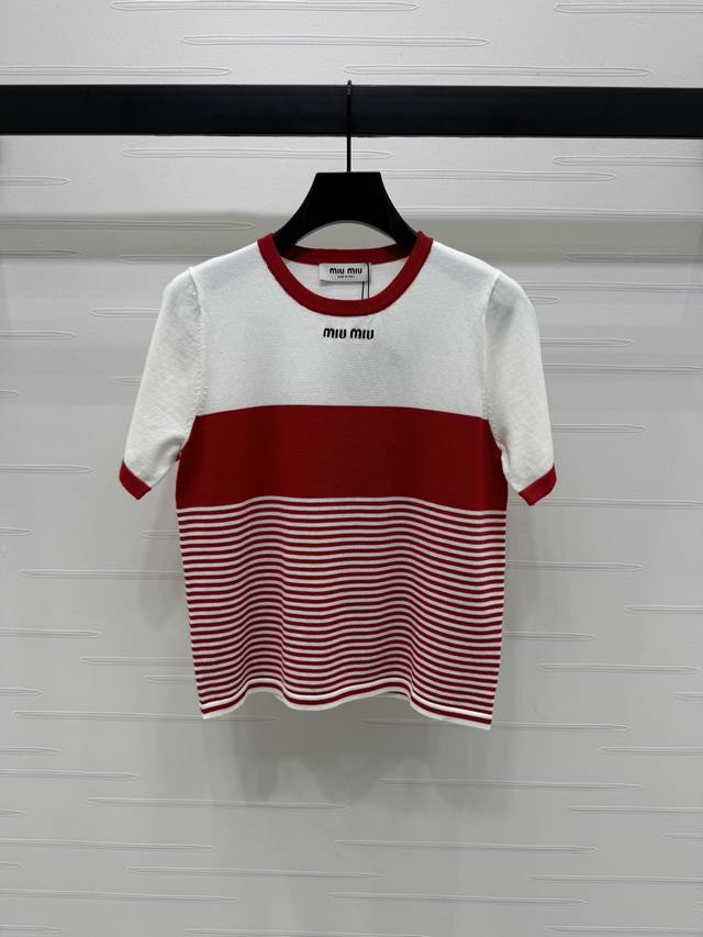 New original high-end product Miumi* 2025 Spring and Summer latest series! Strip