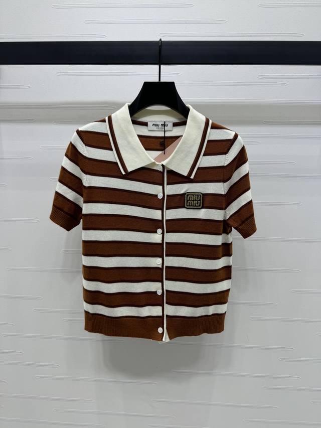 New original high-end product Miumi* 2025 Spring and Summer latest series! Strip