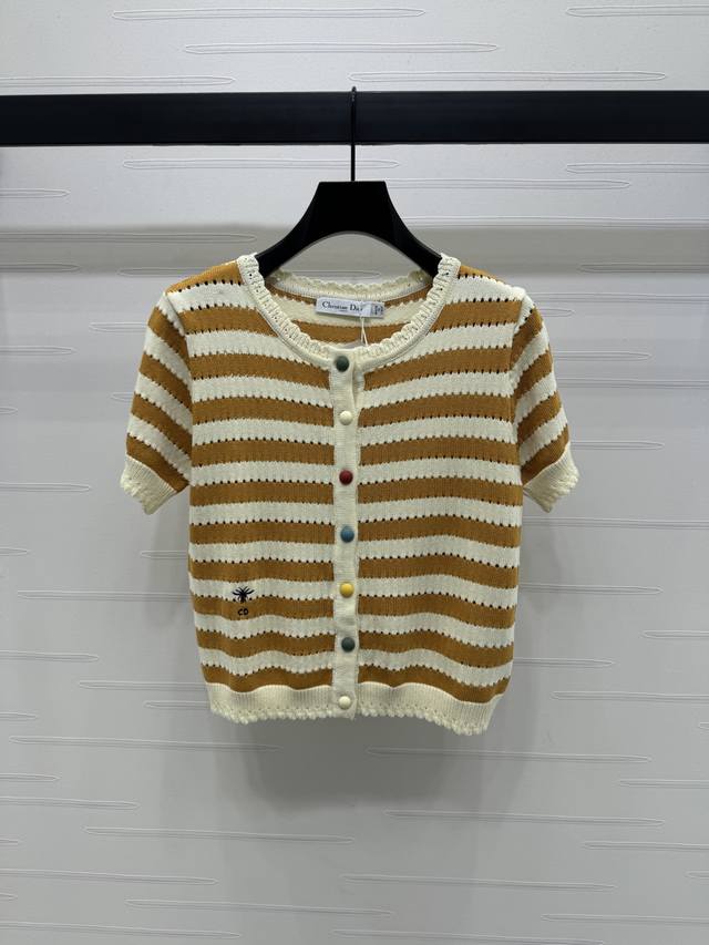 New original high-end quality Dio* 2025 spring and summer new series! Striped ro