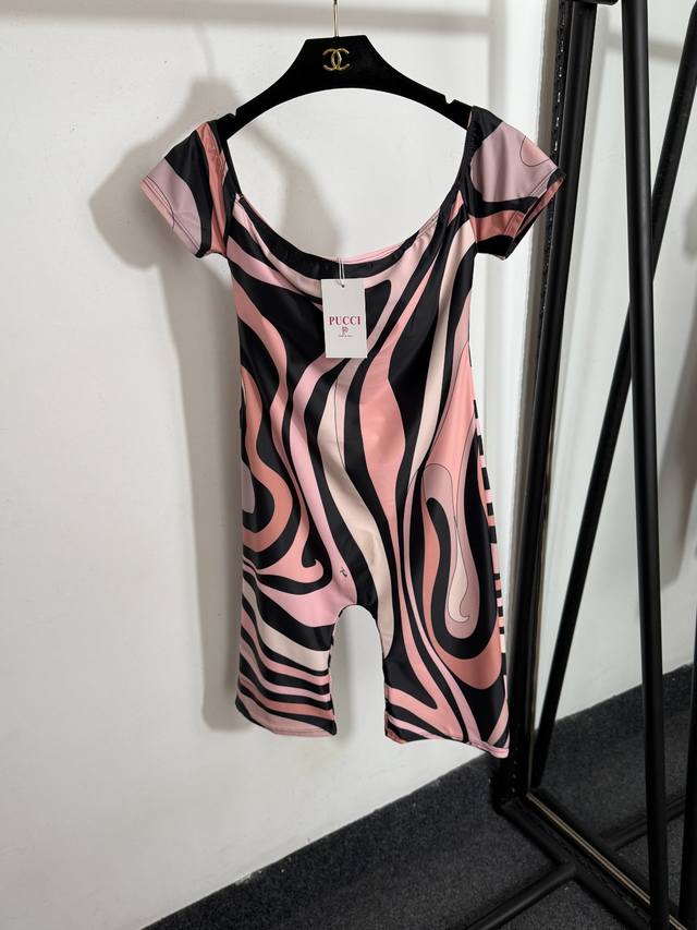 Style No. 20253760 Pucc* new zebra pattern color matching print slim fit short s