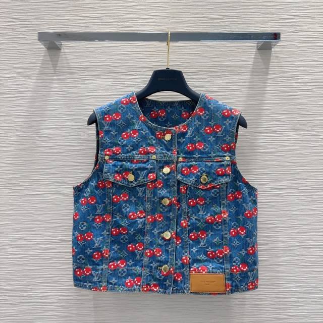 Louis Vuitto* 2025Ss new denim high version ~ Super fashionable new denim fermen