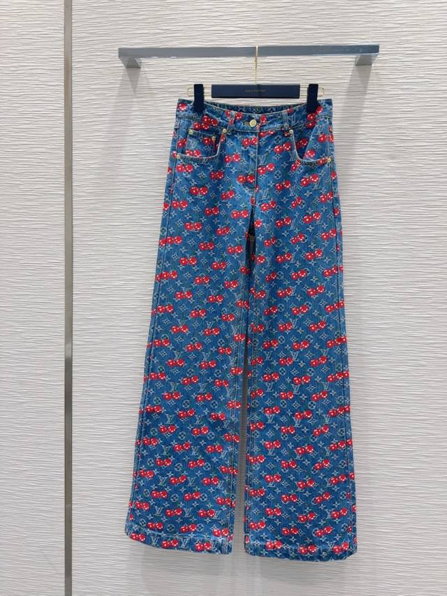 Louis Vuitto* 2025Ss new denim high version ~ Super fashionable new denim fermen