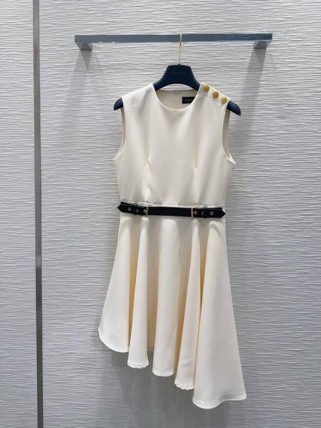 Louis Vuitto*2025Ss new irregular vest dress is fashionable, low-key, luxurious