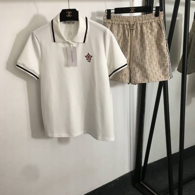 Style No. 20253710 Dio* new casual suit, Cd five-pointed star embroidered Polo c