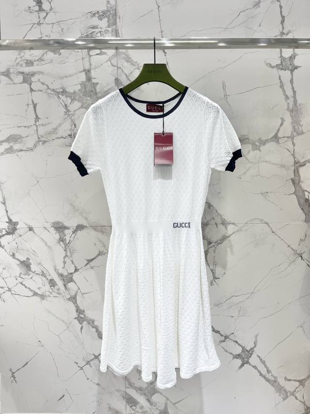 Gucci Intarsia Fabric Dress The intarsia design on the dress is really exquisite